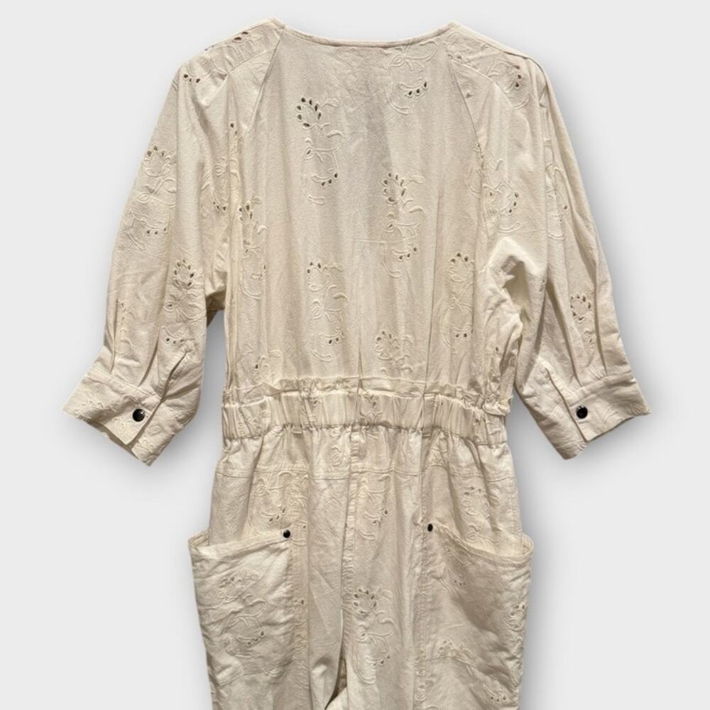 NEW Free People Loving You Cotton Jumpsuit Size Medium - Picture 9 of 13